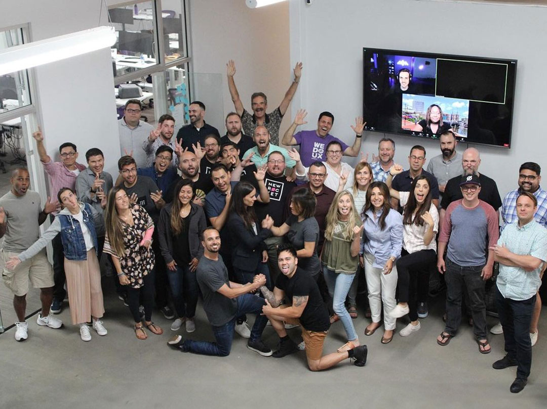 The team all together