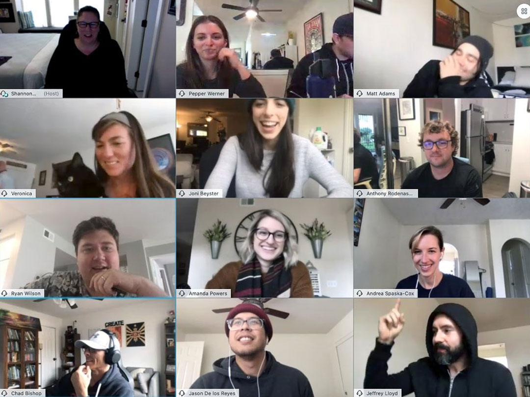 Shift to working remote
